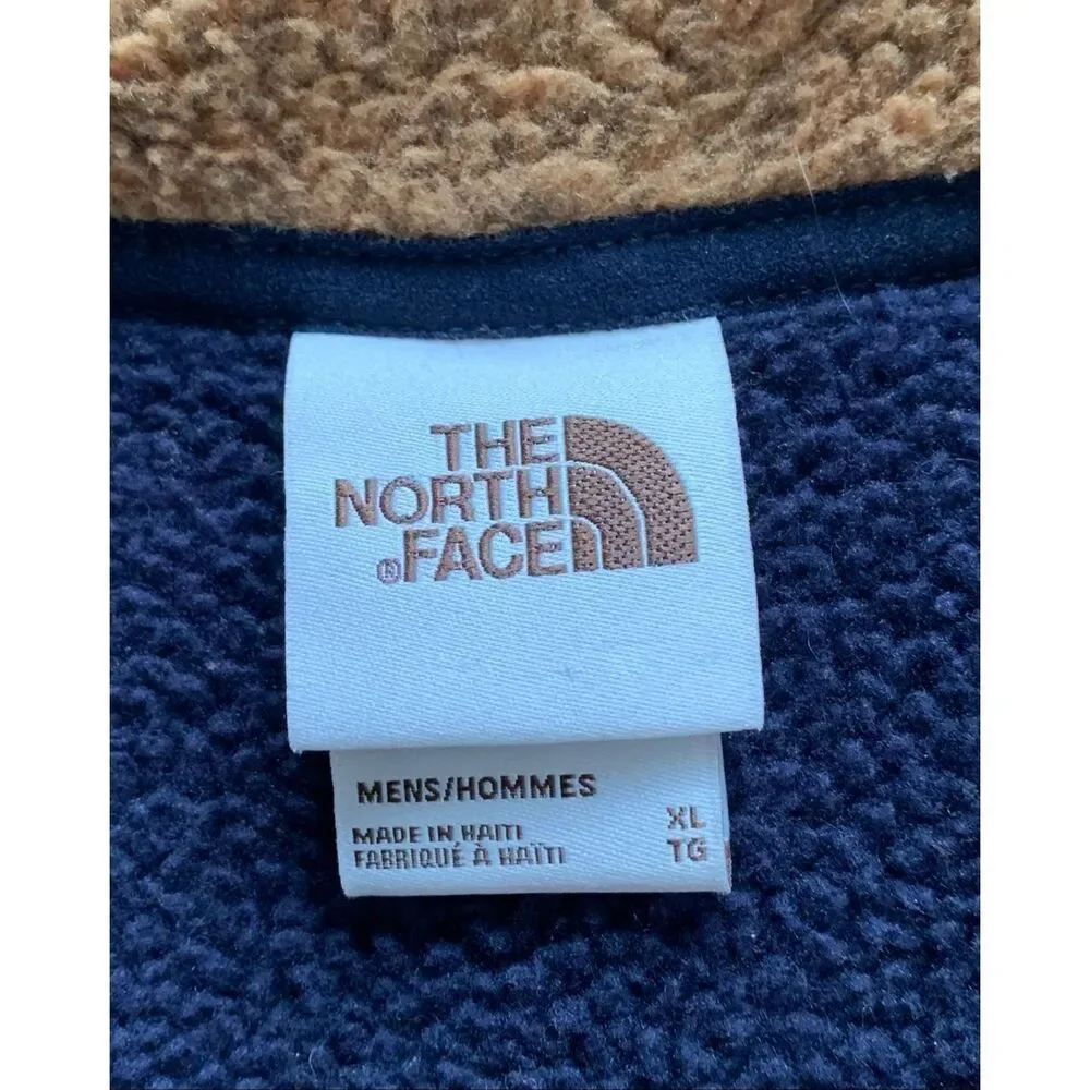 The North Face Gordon Lyons 1/4 zip brown Fleece SWEATER Coat JACKET men’s XL